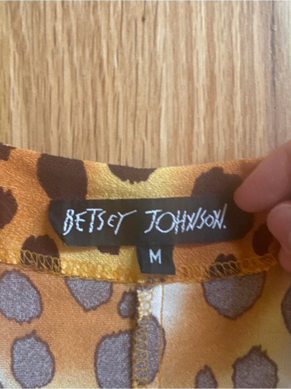 Vintage 1990s Betsey Johnson Y Leopard-Print Mini Dress - Picture 2 of 5